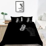 Demon Black Cool Classic Fashionable Game Duvet Cover King Queen Twin Full Single Double Unique Design Bed & Pillow Sheet