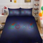 Playstation button Icons Creative Fashionable Unique Design Bed & Pillow Sheet