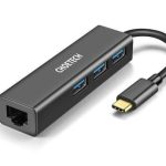 Choetech 4-in-1 USB-C Hub - Black
