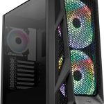 Aerocool AirHawk Duo ARGB Mid Tower Case – Black