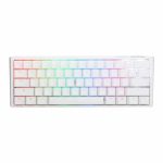 Ducky One 3 Mini Silent Red Switch RGB Hot-Swap Mechanical Keyboard - Aura White