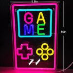 Gaming Neon Sign "game Logo"