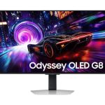 Samsung Odyssey G8 LS27FG810SMXUE, 27" UHD 4K(3840 x 2160), 240Hz Refresh Rate, 0.03ms Response time, HDMI 2.1, AMD FreeSync Premium Pro Flat Gaming Monitor