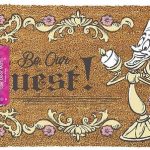 BEAUTY AND THE BEAST (BE OUR GUEST) DOORMAT