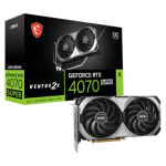 MSI NVIDIA GEFORCE 4070 SUPER VENTUS 2X OC 12GB Graphic Card - Black