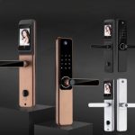 Fingerprint Smart Lock Model Y1802pro with Camera for Door thickness: 40-120mm unlock by Tuya Wifi APP / Password / Fingerprint / card / key