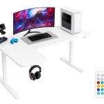 L Shaped RGB Gaming Desk with Remote Control (GT11) - L Corner Left